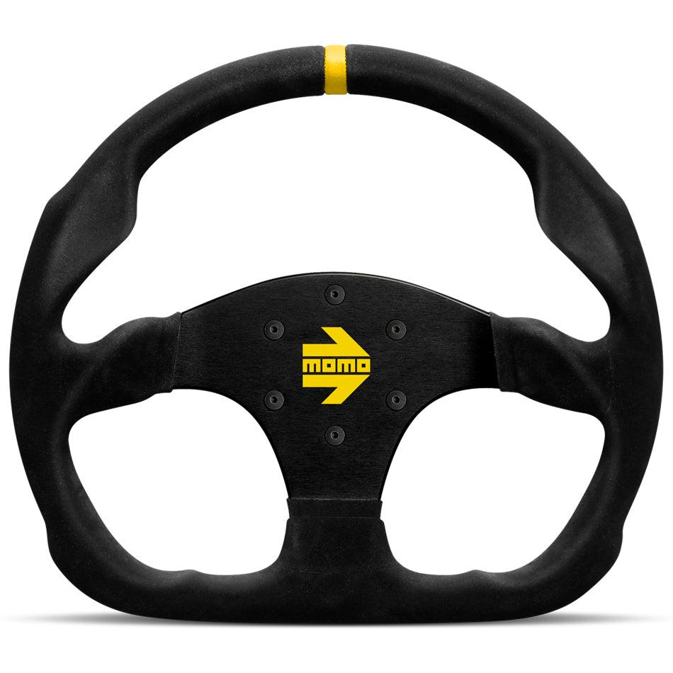 MOD 30 Steering Wheel Black Suede - Burlile Performance Products