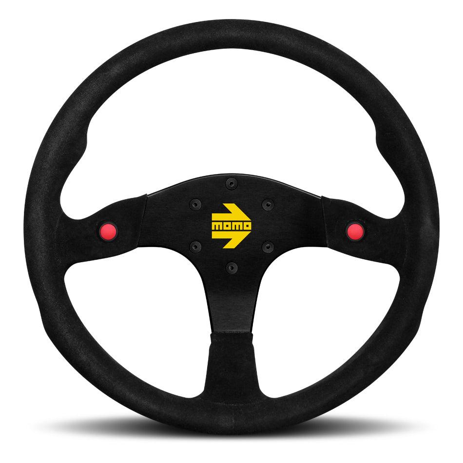 MOD 80 Steering Wheel Black Suede - Burlile Performance Products