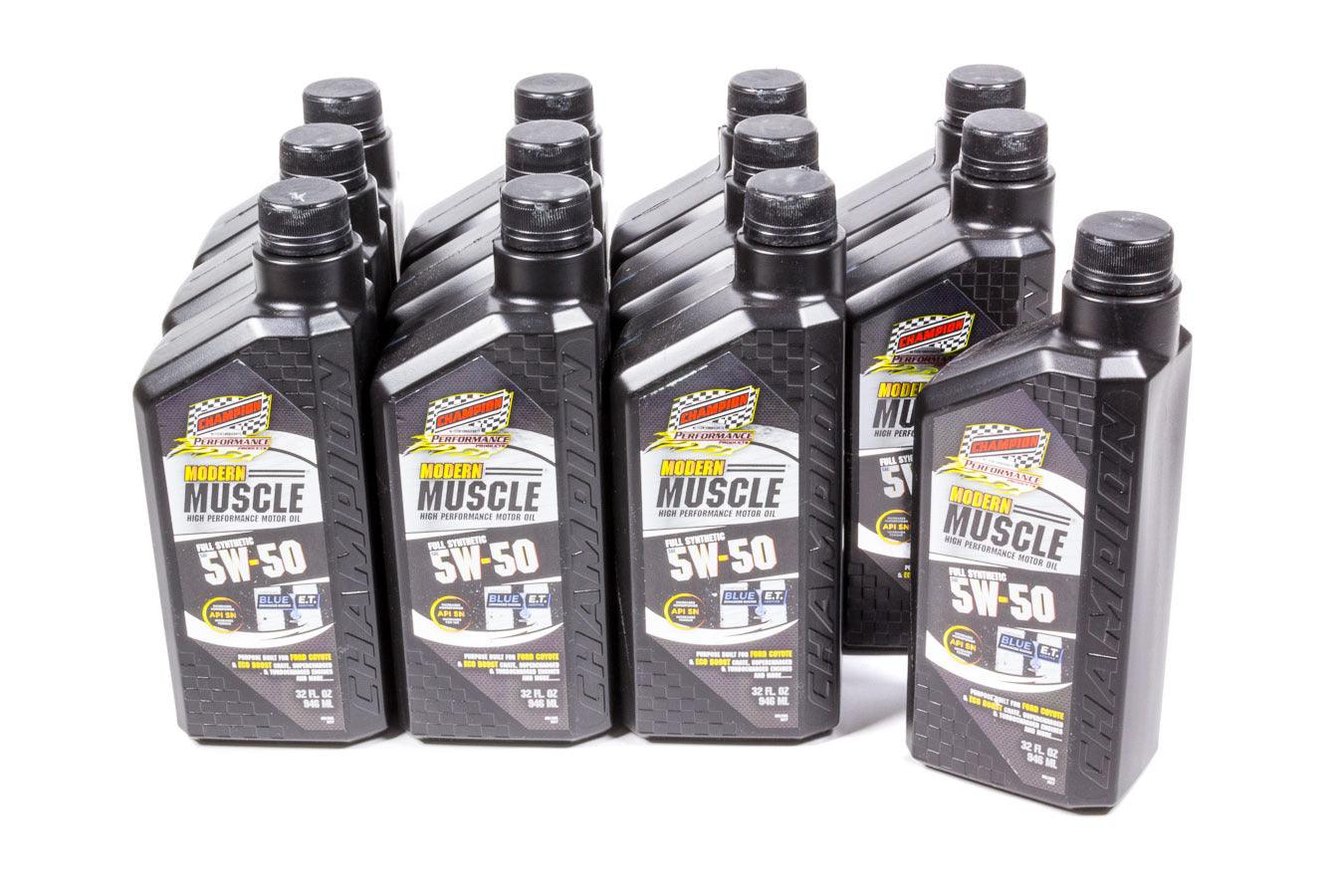 Modern Muscle 5w50 Oil Case 12x1Qt. Full Syn. - Burlile Performance Products