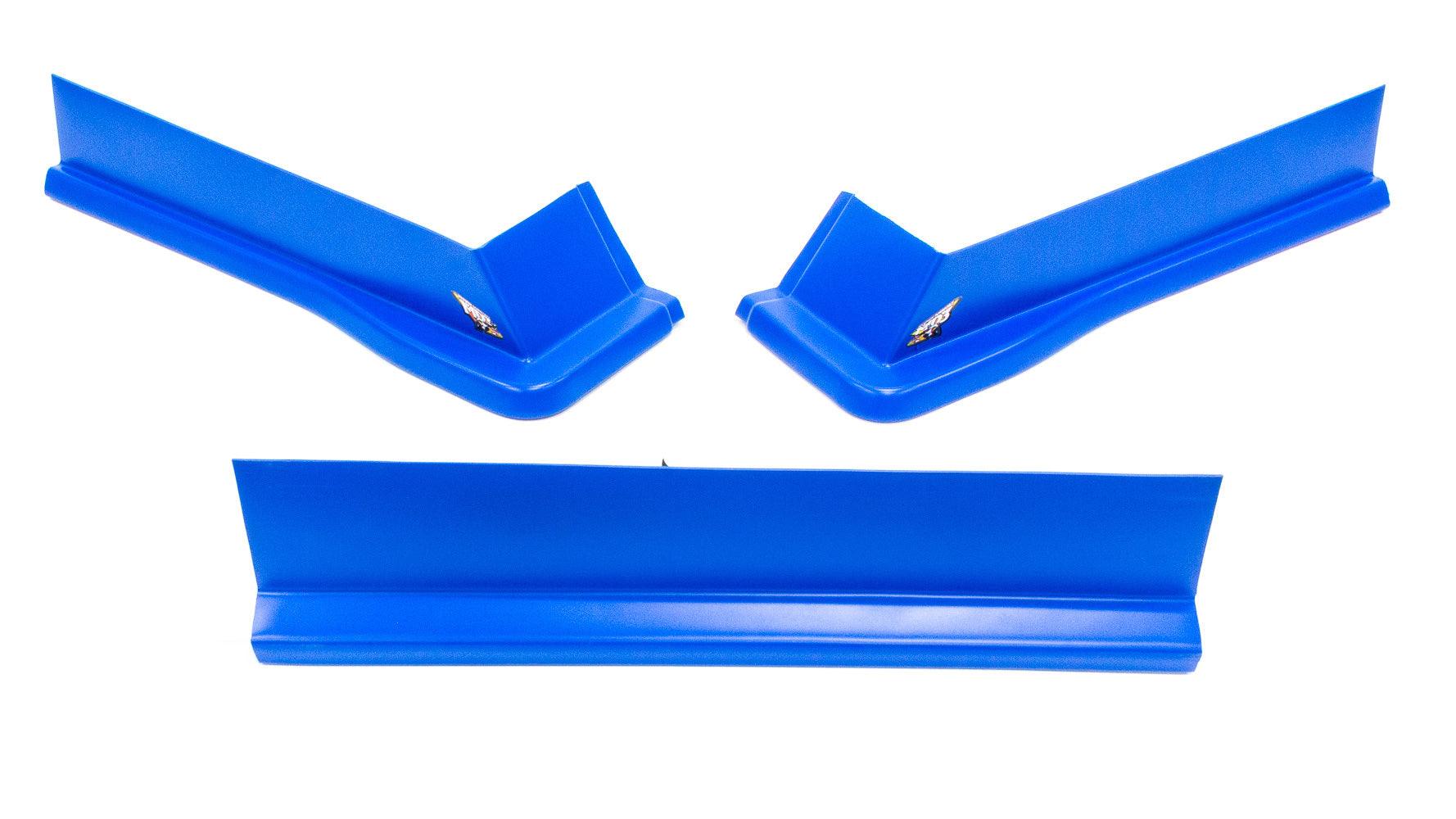 Modified Aero Valance 3pc. Chevron Blue - Burlile Performance Products