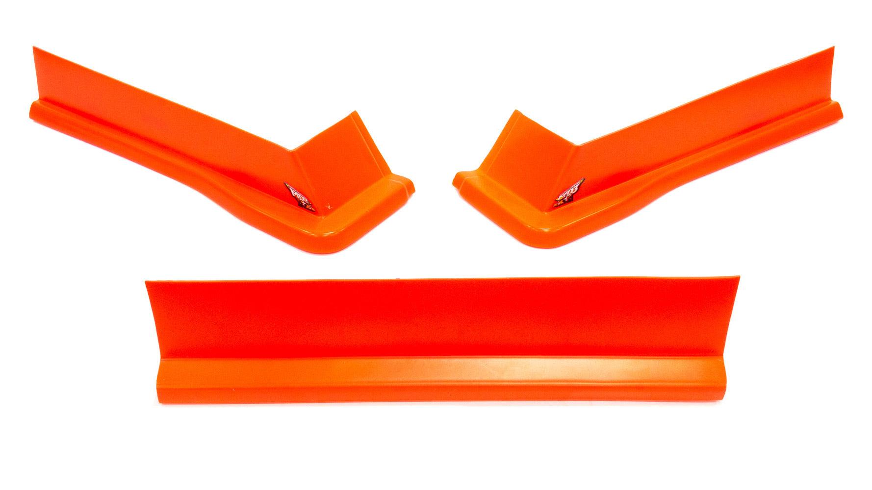 Modified Aero Valance 3pc. Fluorescent Red - Burlile Performance Products