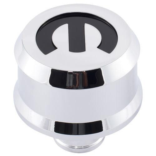 MOPAR Emblem Slant Edge Breather Cap Emblem Chrm - Burlile Performance Products