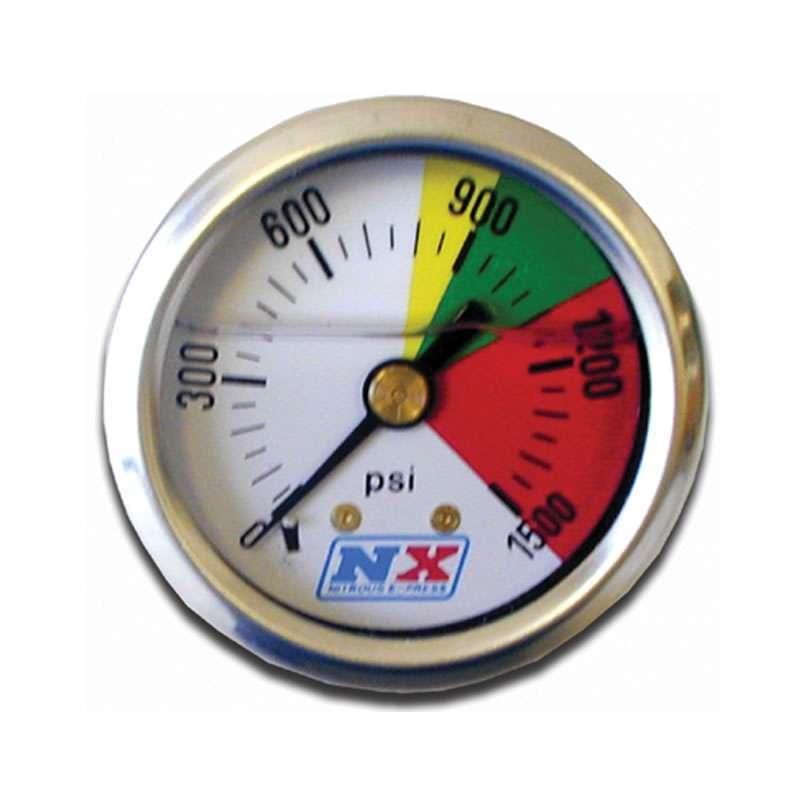 Nitrous Pressure Gauge 0-1500psi - Burlile Performance Products