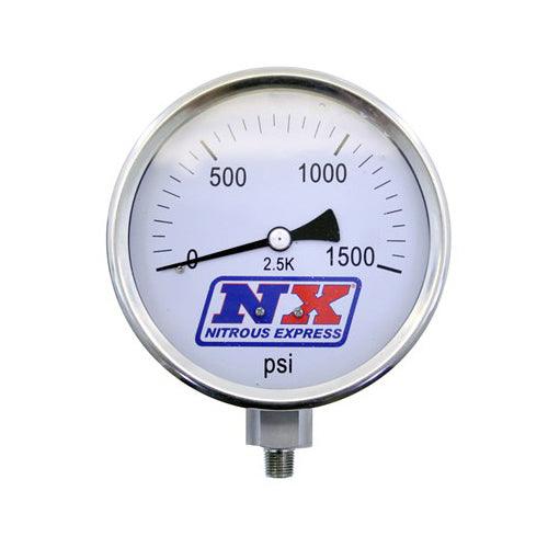 Nitrous Pressure Gauge 4in Dia High Accuracy - Burlile Performance Products
