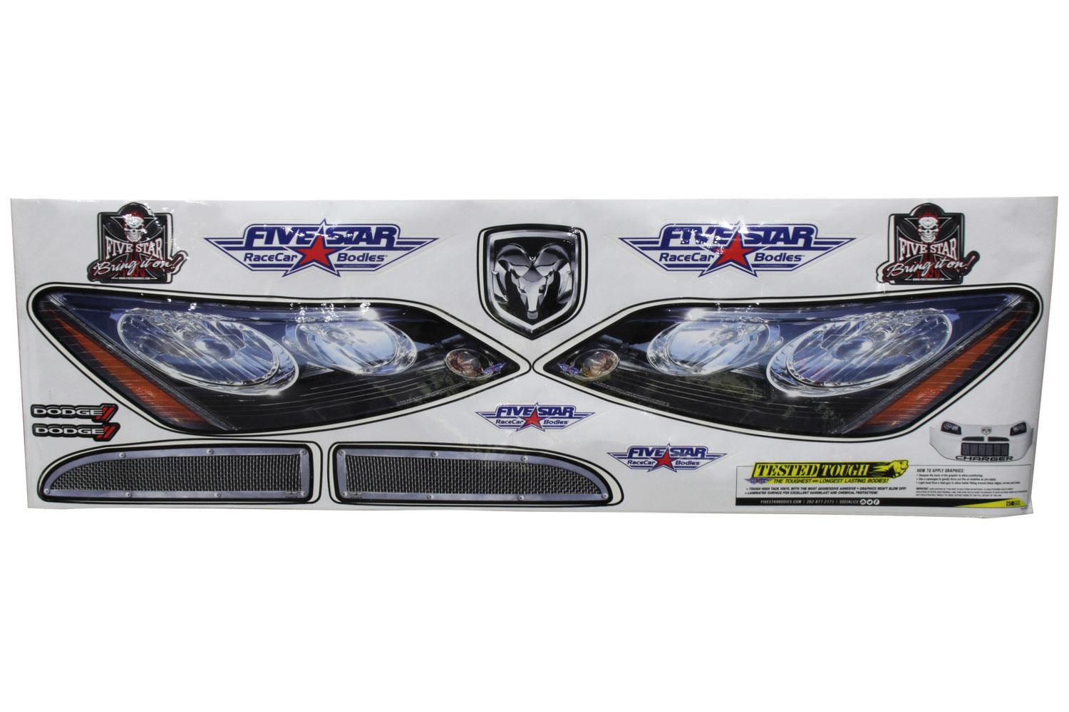 Nose Only Graphics MD3 Charger Sticker Decal - Burlile Performance Products