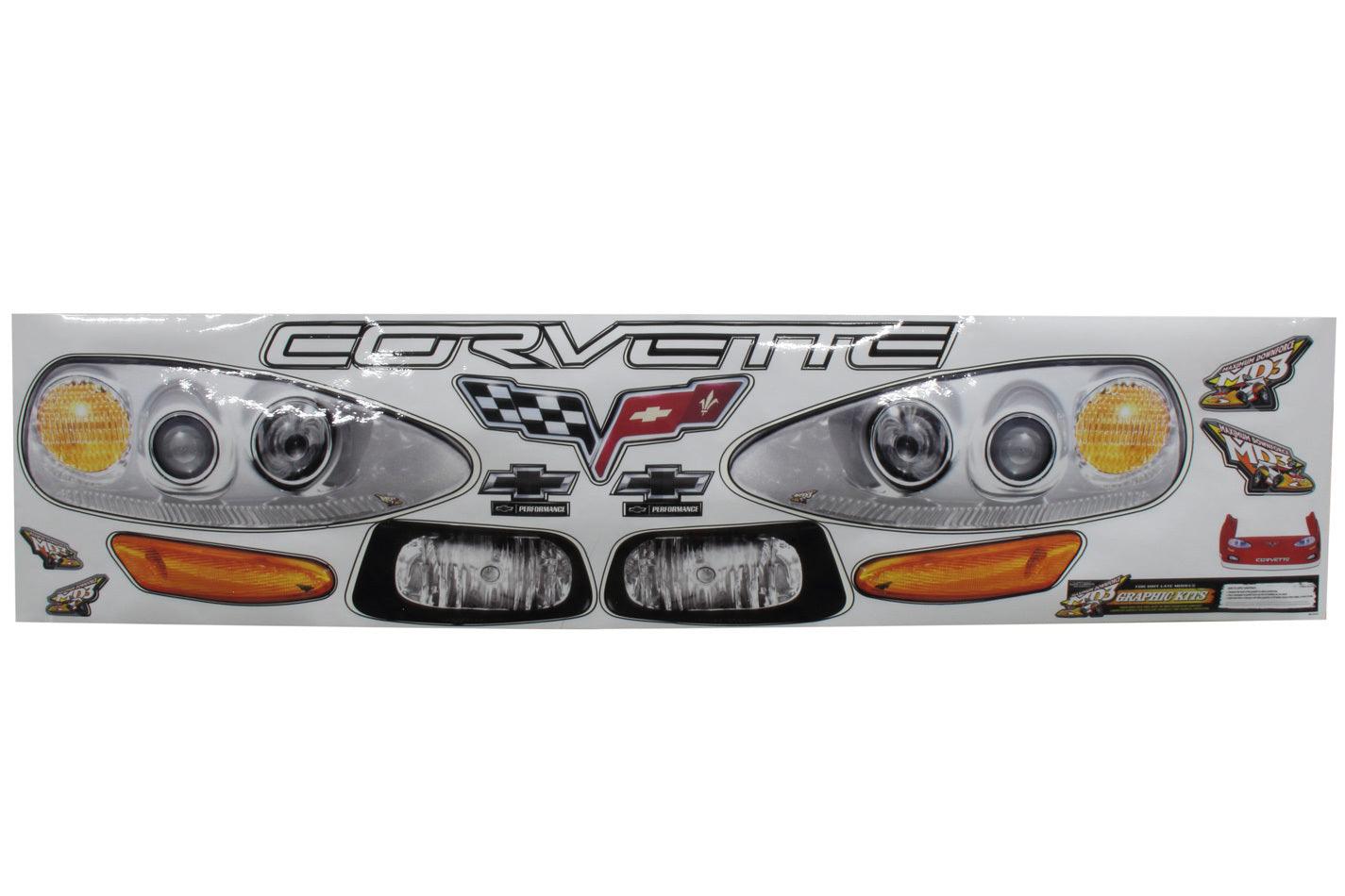 Nose Only Graphics MD3 Corvette - Burlile Performance Products