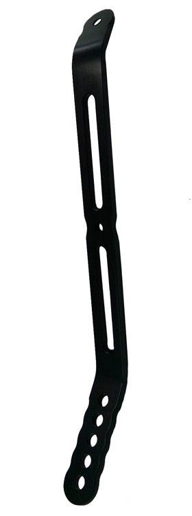 Nose Wing Rear Strap Bent To Side Board Black - Burlile Performance Products