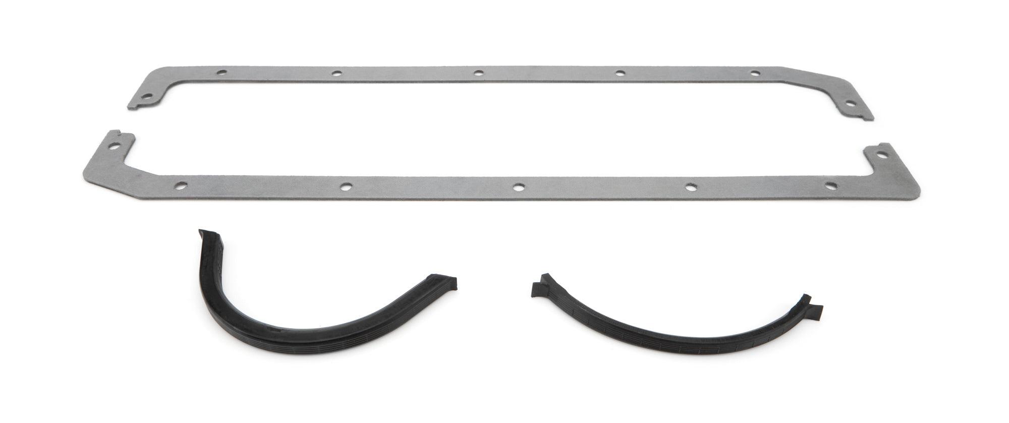 Oil Pan Gasket Set SBC Iron Eagle/GM Rocket Blk - Burlile Performance Products