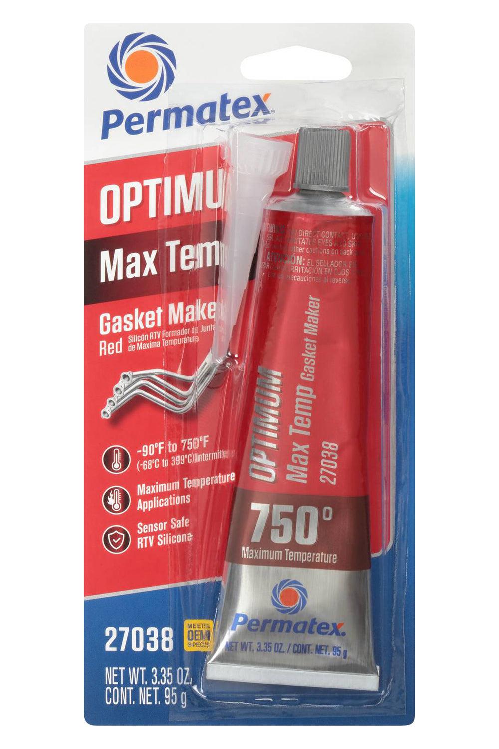 Optimum Red Max Temperature 3.35oz Tube - Burlile Performance Products