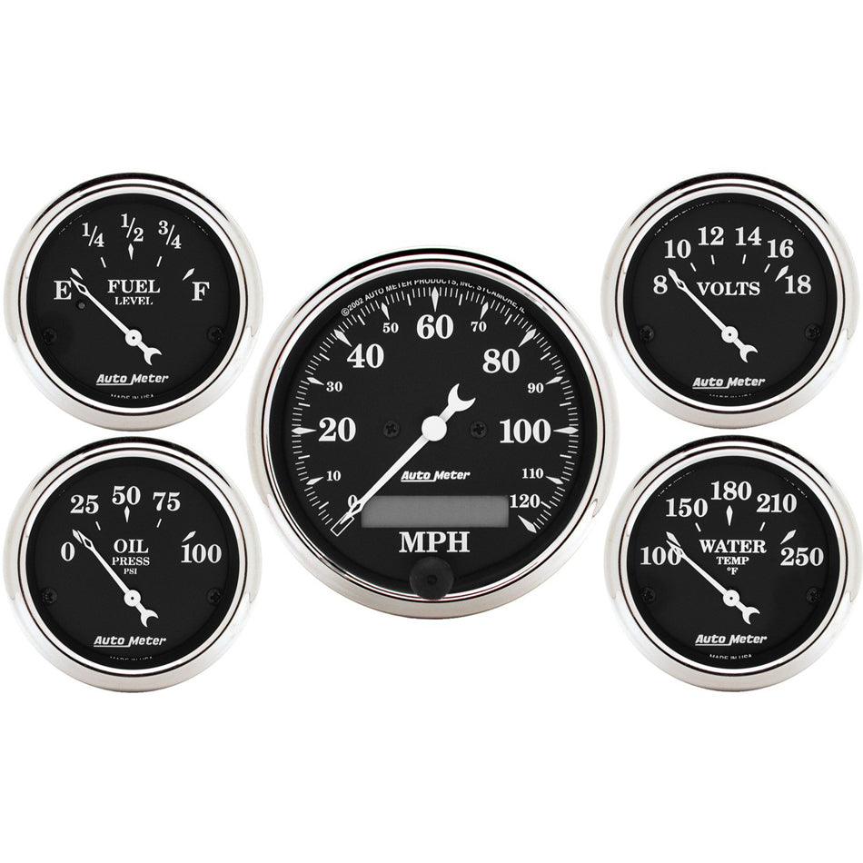 O/T/B 5-Piece Gauge Kit - Burlile Performance Products