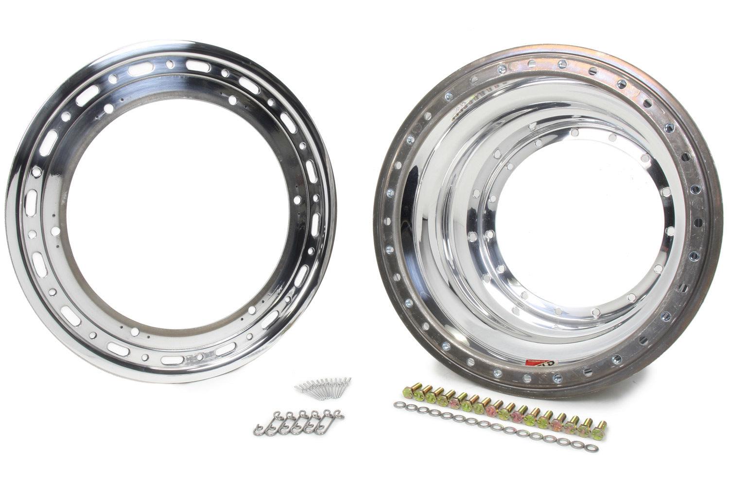 Outer Wheel Half 15x9.25 Bead-Loc w/Dzus No Cover - Burlile Performance Products