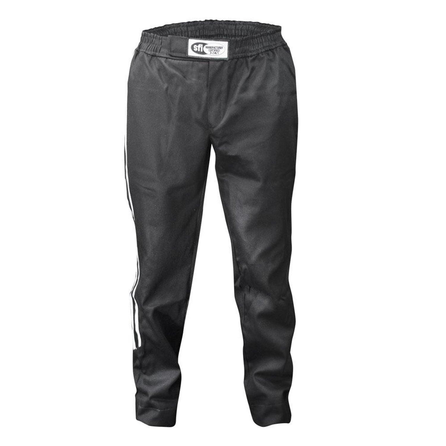 Pant Challenger Black XX-Large SFI 3.2A/1 - Burlile Performance Products