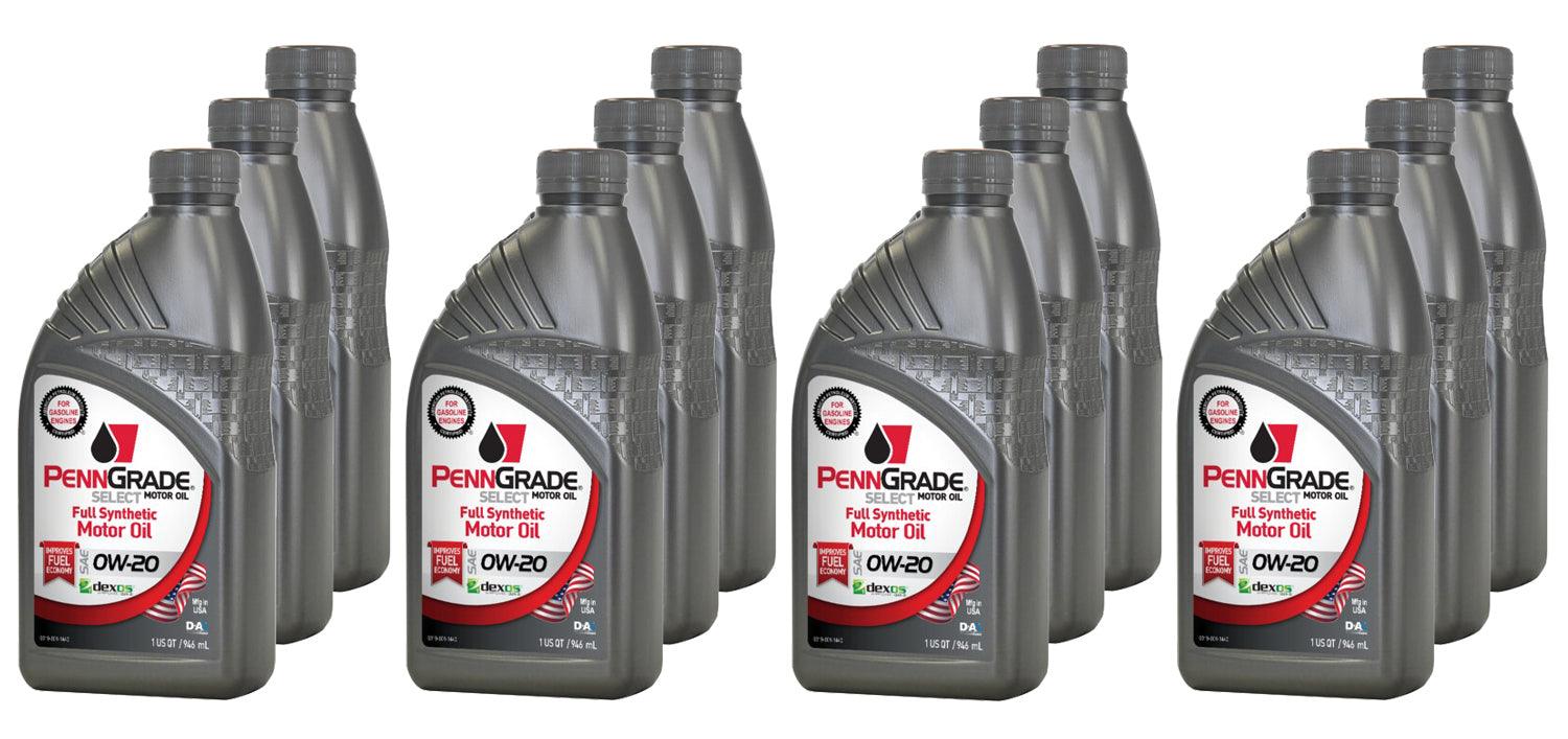 PennGrade Select 0w20 Case 12 x 1 Quart - Burlile Performance Products