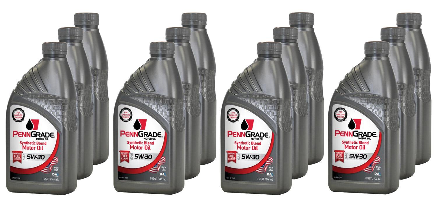PennGrade Syn Blend 5w30 Case 12 x 1 Quart - Burlile Performance Products