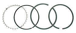 Piston Ring Set 3.820 Moly 1/16 1/16 3/16 4cyl - Burlile Performance Products