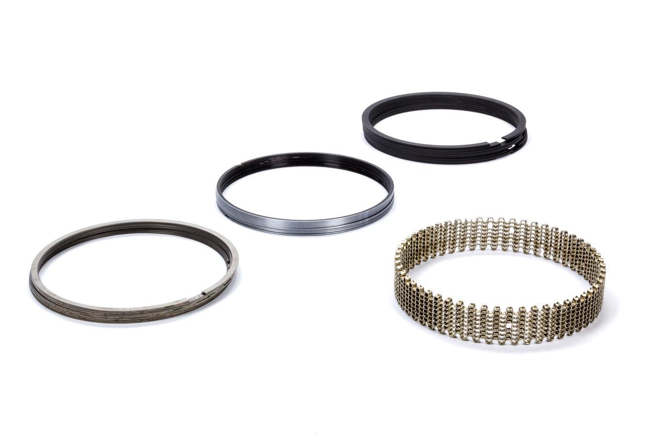 Piston Ring Set 4.600 Nitride .043 1/16 3/16 - Burlile Performance Products
