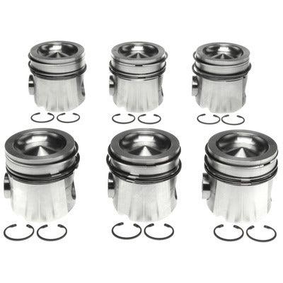 Piston Set w/Rings Dodge 5.9L Cummins 6pk - Burlile Performance Products