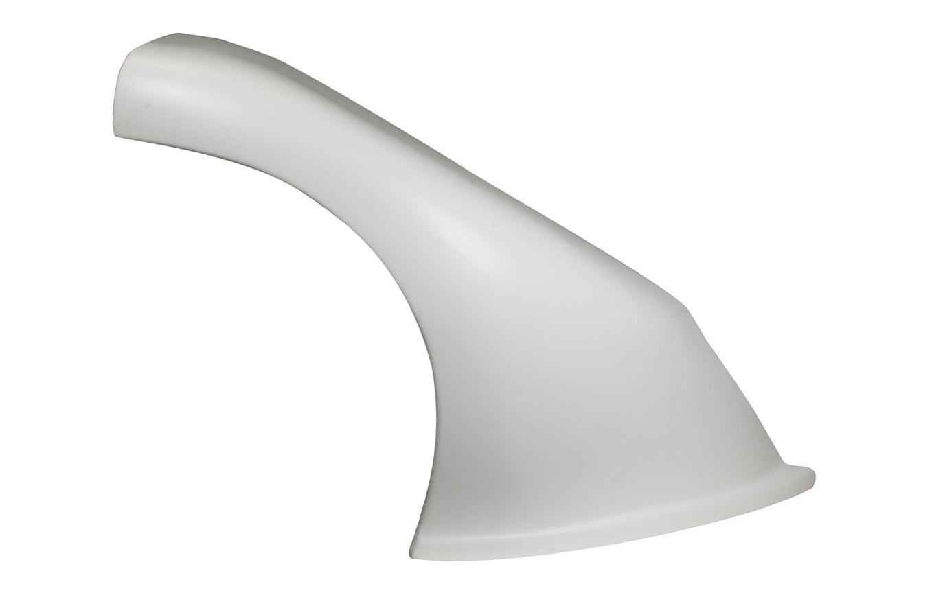 Plastic Dirt Fender White - Burlile Performance Products