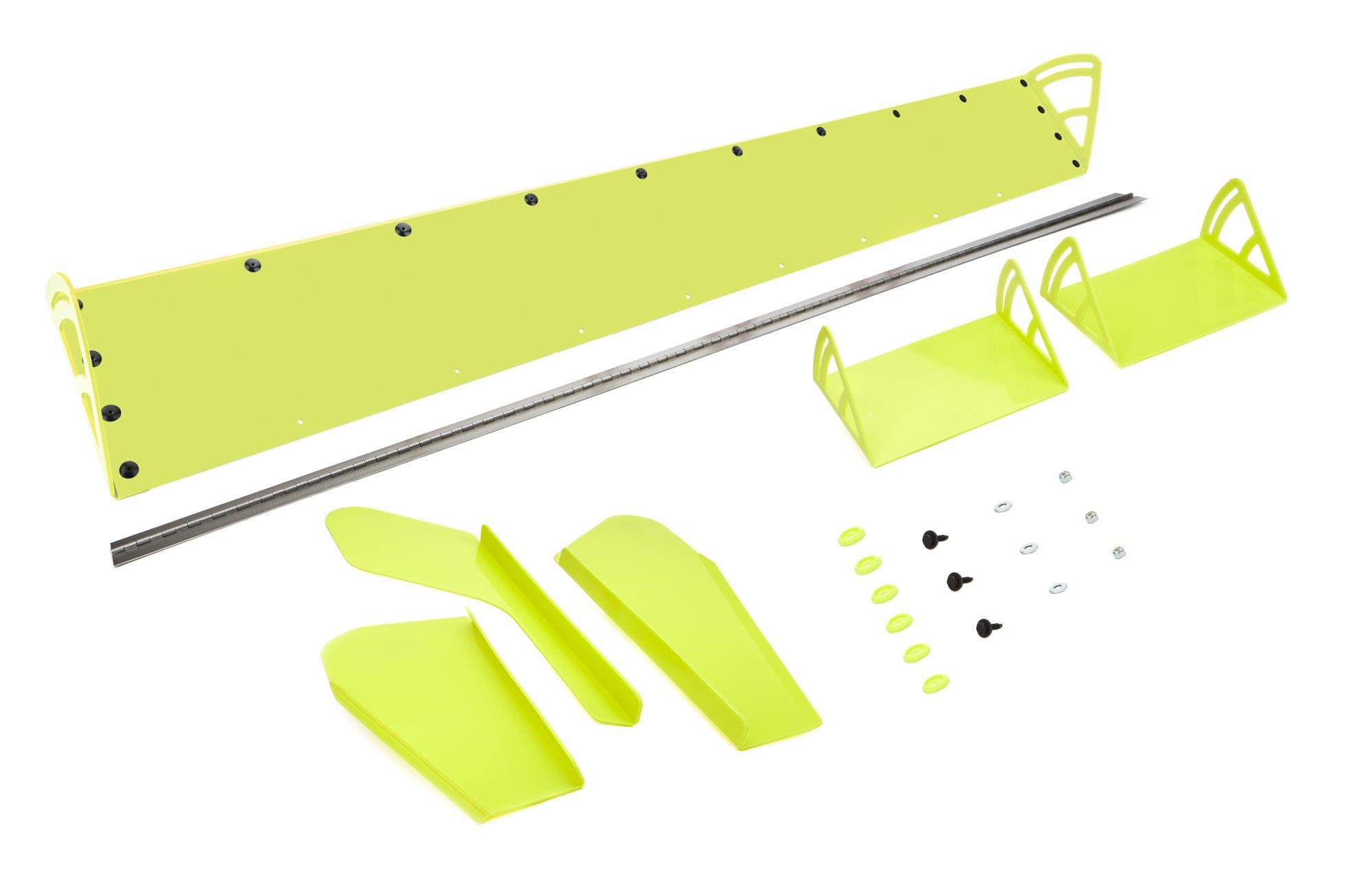Plastic Spoiler 8x72in LM Fluorescent Yellow - Burlile Performance Products