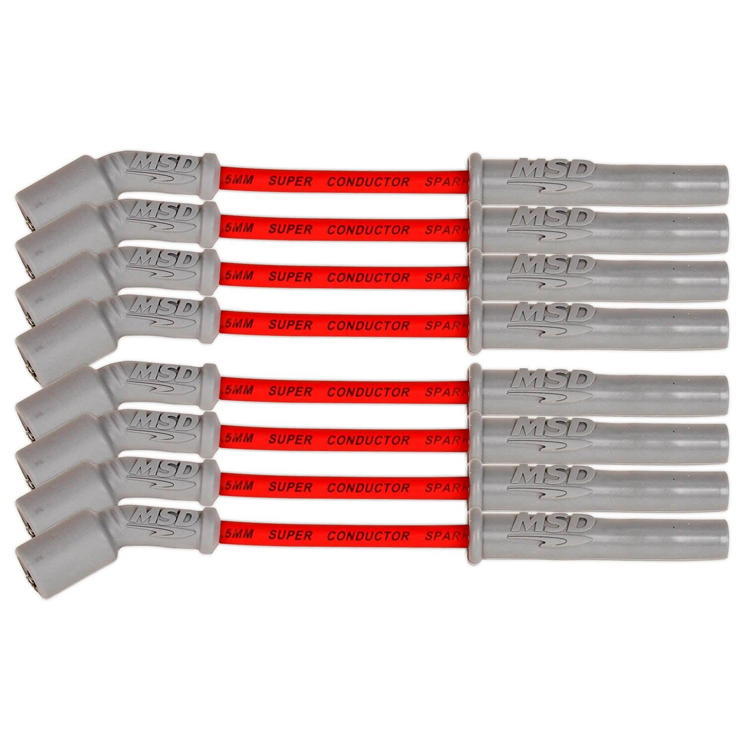 Plug Wire Set - Red GM LT1 2014-Up - Burlile Performance Products