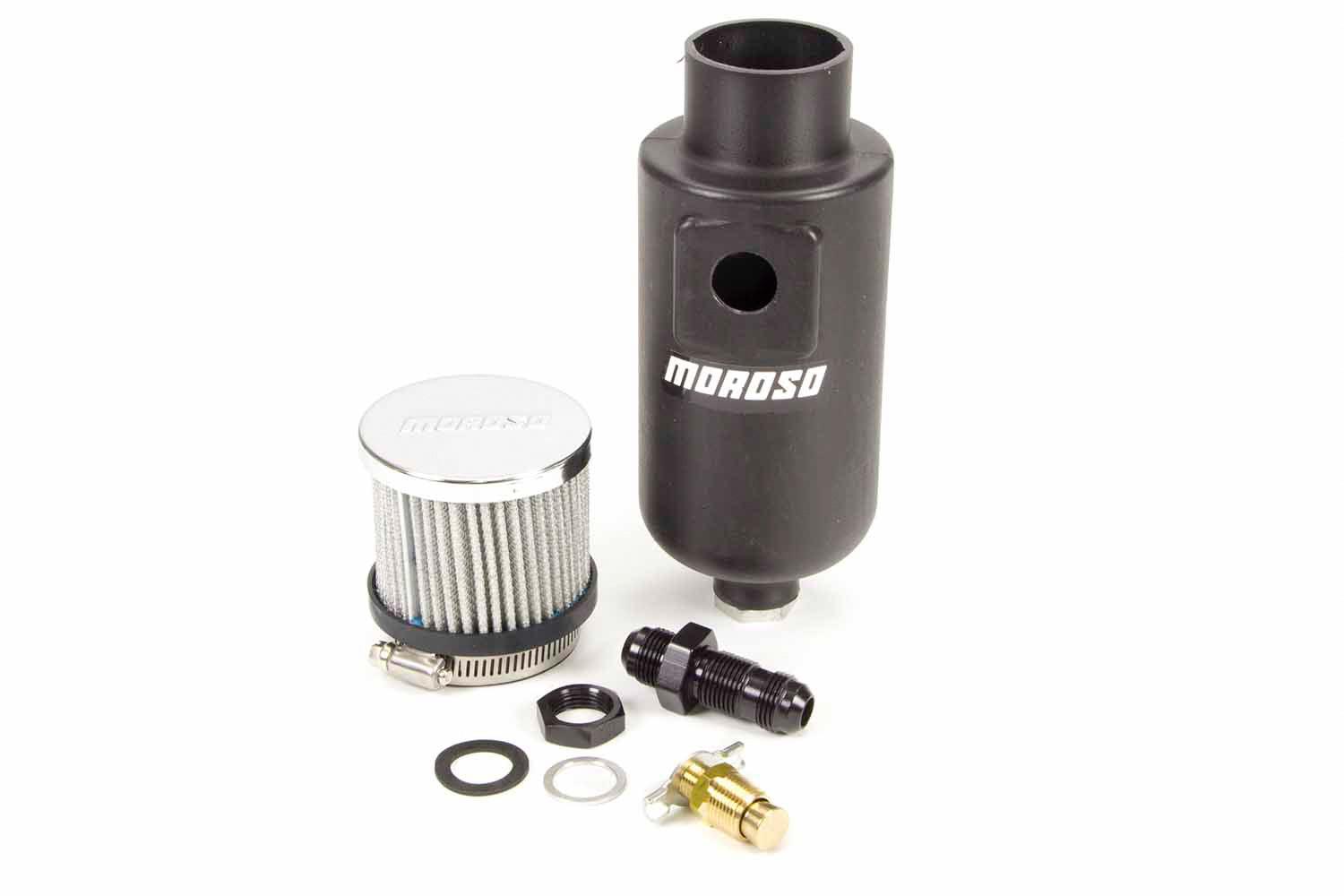 Poly Breather Tank w/8an Fitting - Burlile Performance Products