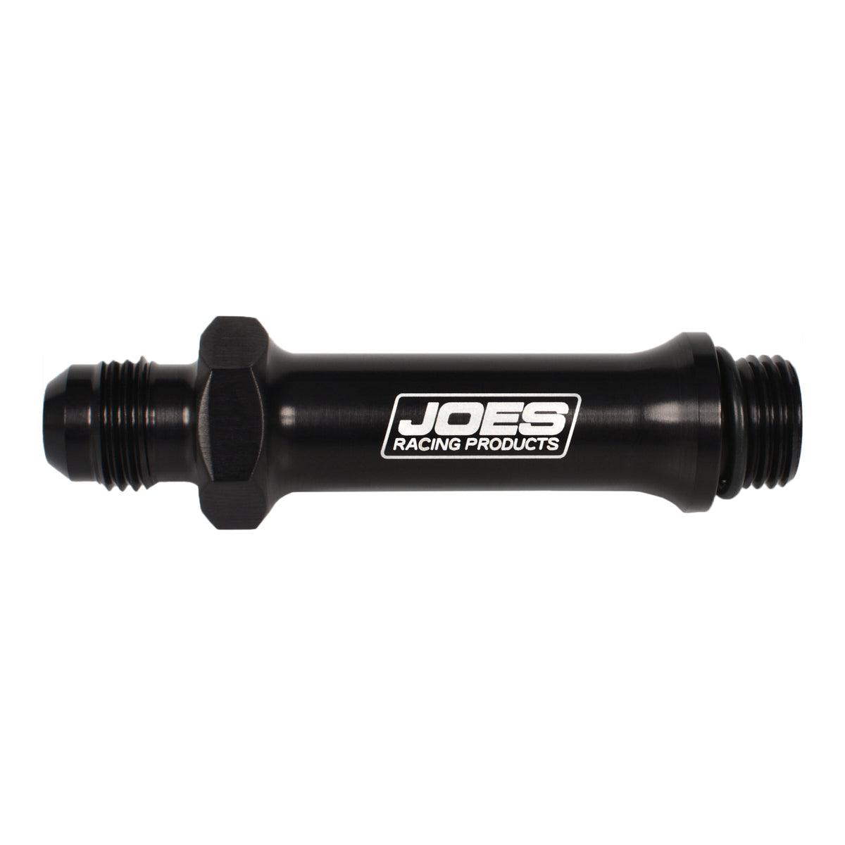 Port Fitting -6an Extended Black - Burlile Performance Products