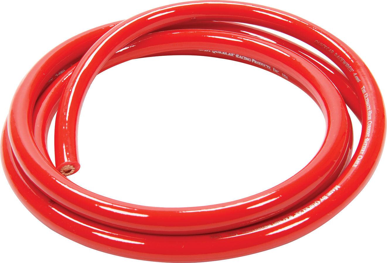 Power Cable 4 Gauge Red 5Ft - Burlile Performance Products