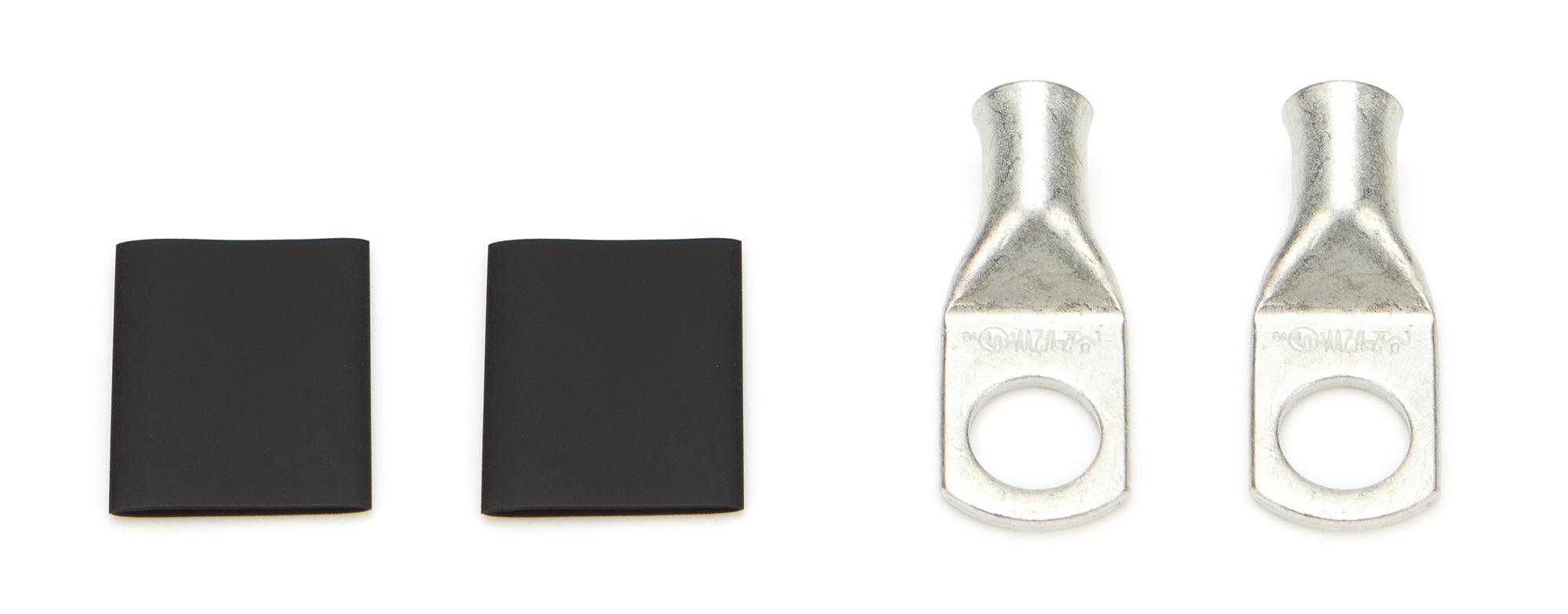 Power Ring 2 AWG 1/2in Hole Pair w/Heat Shrink - Burlile Performance Products