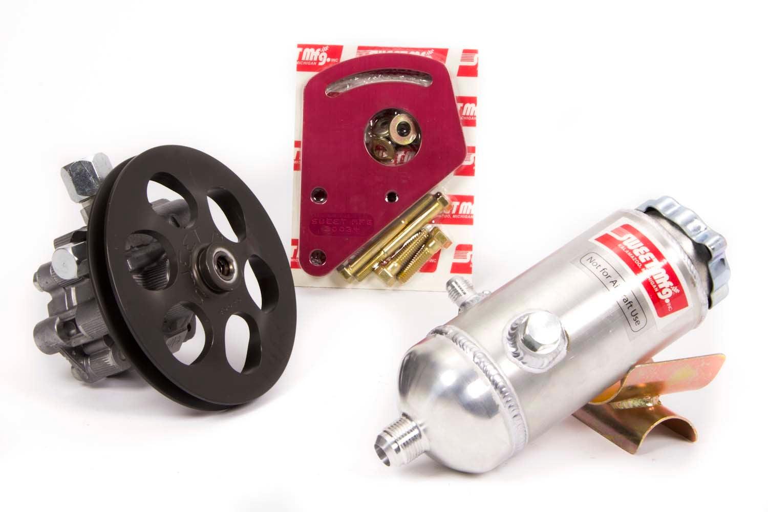 Power Steering Kit with Toyota Pump Block Mnt - Burlile Performance Products