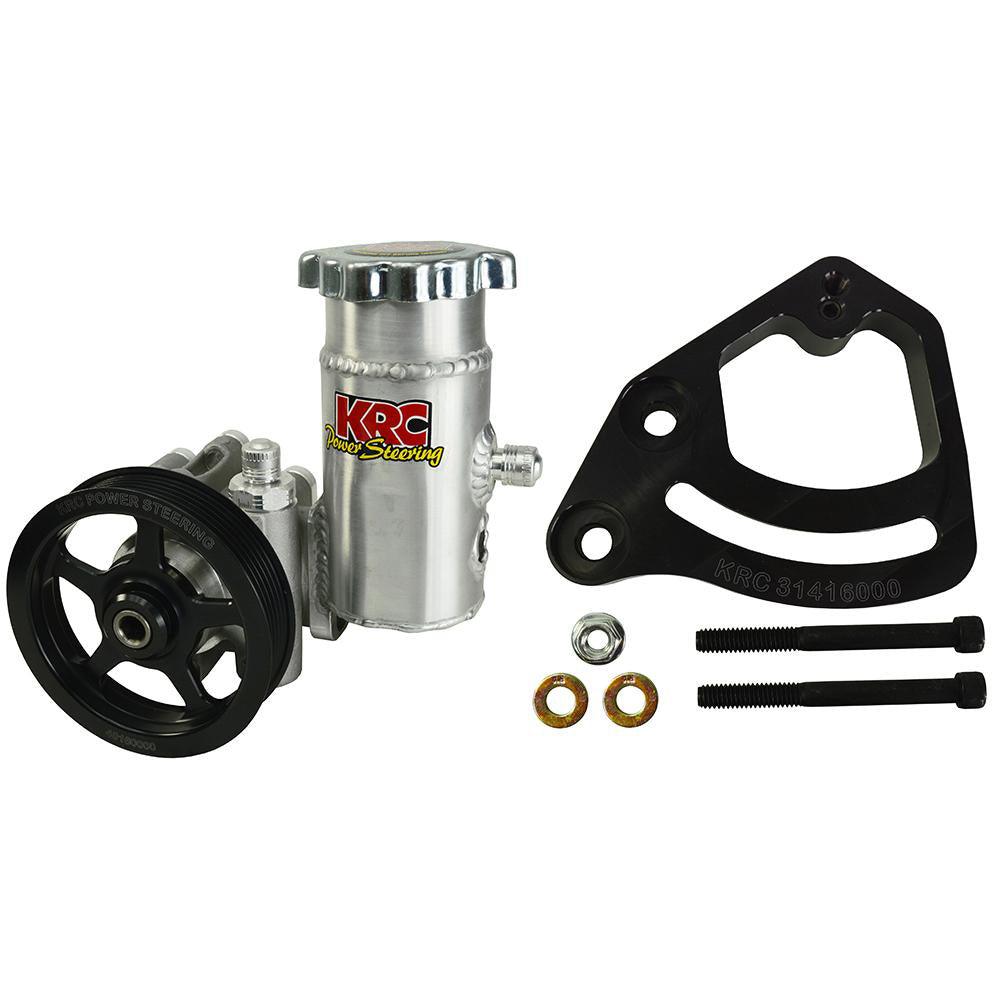 Power Steering Pump Kit SBC 4.2in 6-Rib Serp - Burlile Performance Products