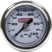 Pressure Gauge 0-100 PSI 1.5in Liquid Filled - Burlile Performance Products