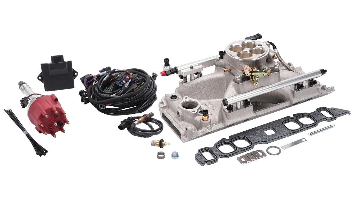 Pro-Flo 4 EFI Kit BBC w/Oval Ports 550 HP - Burlile Performance Products