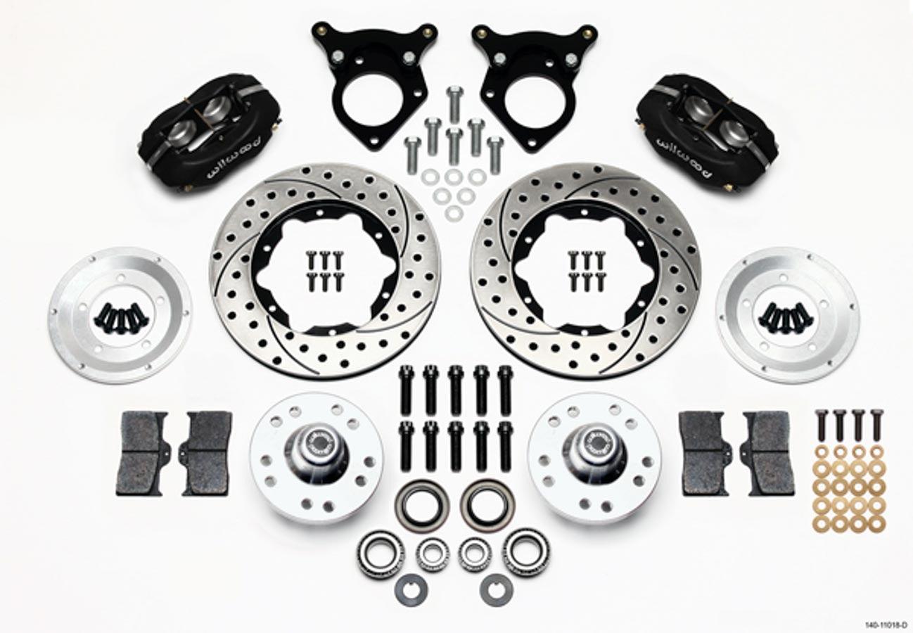 P/S Front Kit 87-93 Mustang 10.75in Rotor - Burlile Performance Products