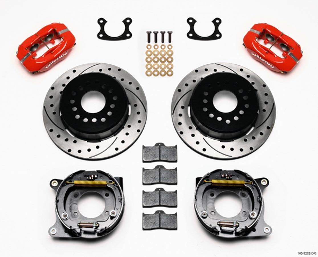 P/S Park Brake Kit Small Ford 2.50in Offset - Burlile Performance Products