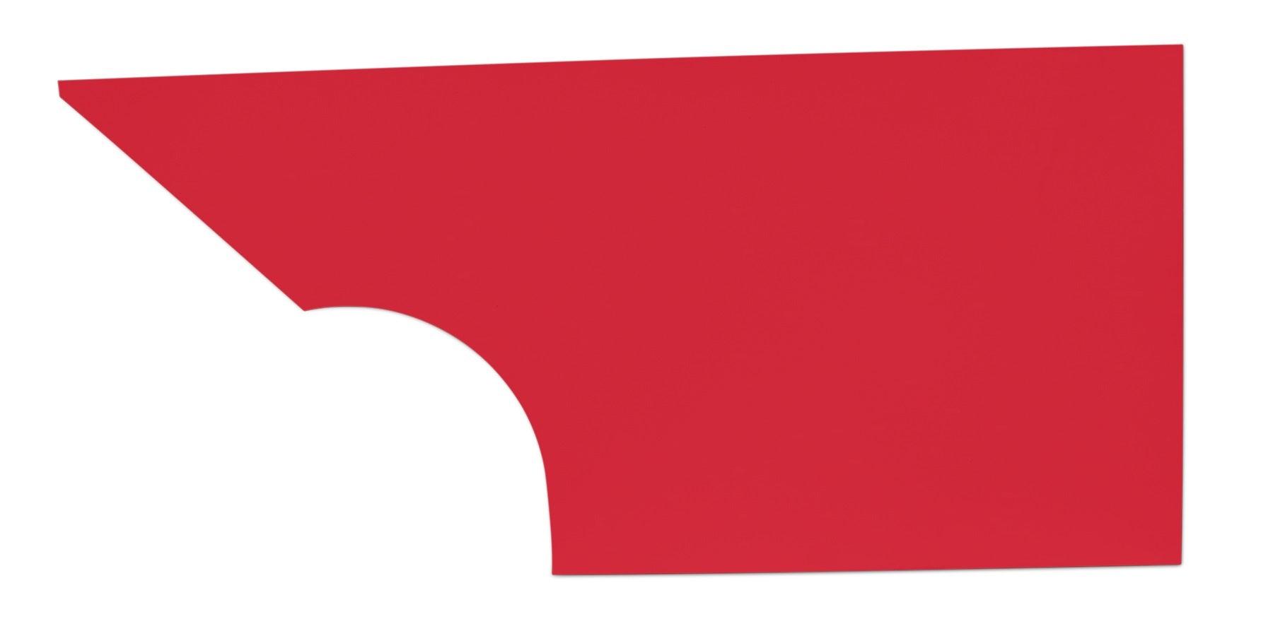 Qtr Panel High Impact Plastic Red Left - Burlile Performance Products