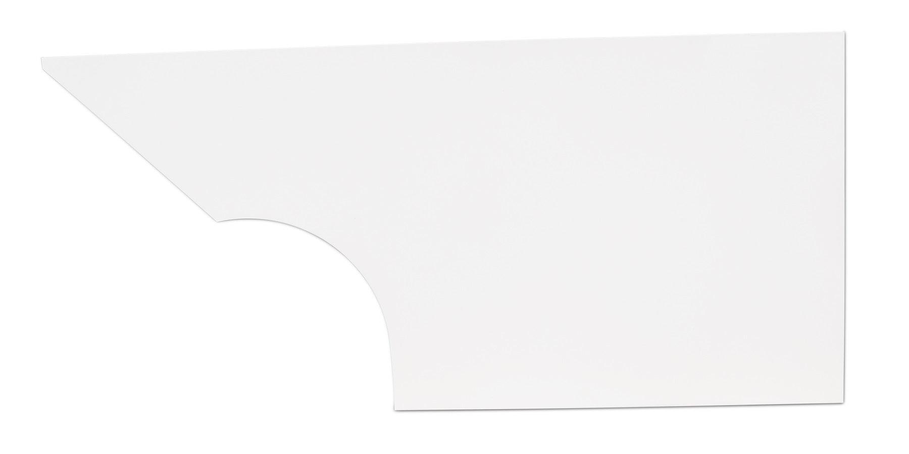 Qtr Panel High Impact Plastic White Left - Burlile Performance Products