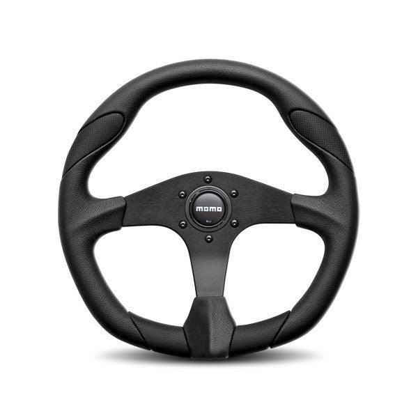 Quark Steering Wheel Polyurethane Black - Burlile Performance Products