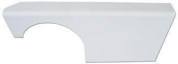 Quarter Panel Aluminum Left Modified White - Burlile Performance Products