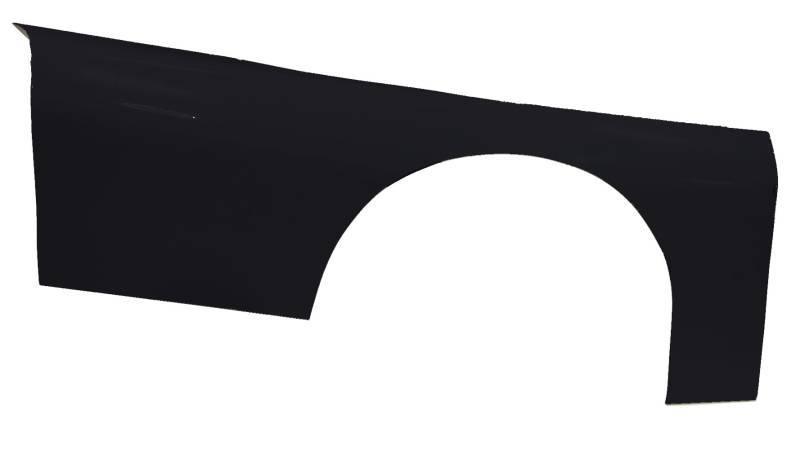 Quarter Panel Aluminum Right Black - Burlile Performance Products
