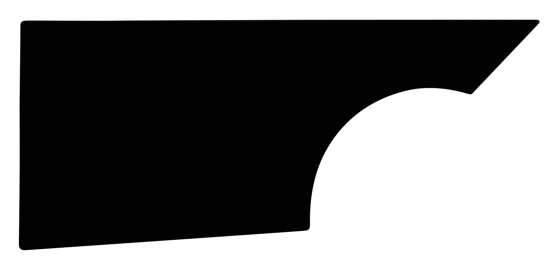 Quarter Panel Dirt Right Side Black - Burlile Performance Products