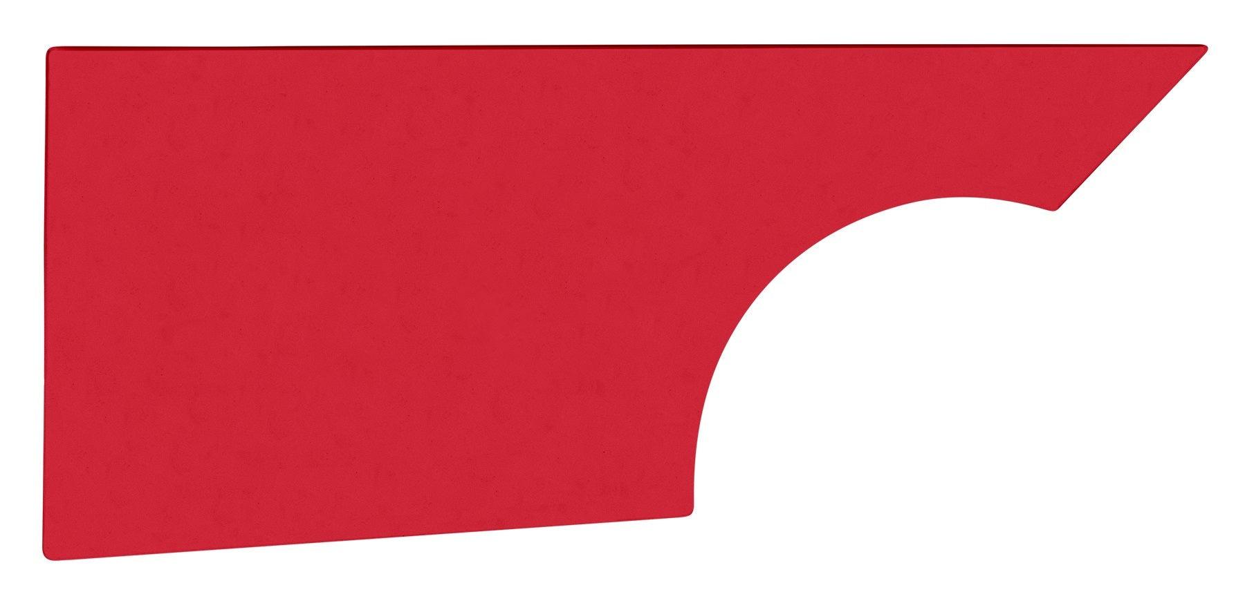 Quarter Panel Dirt Right Side Red - Burlile Performance Products