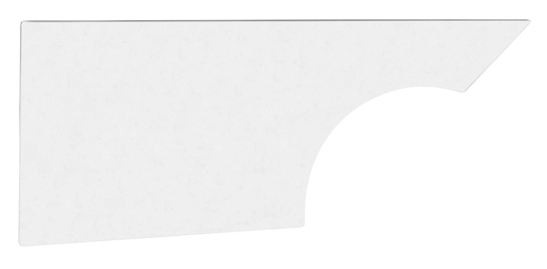 Quarter Panel Dirt Right Side White - Burlile Performance Products