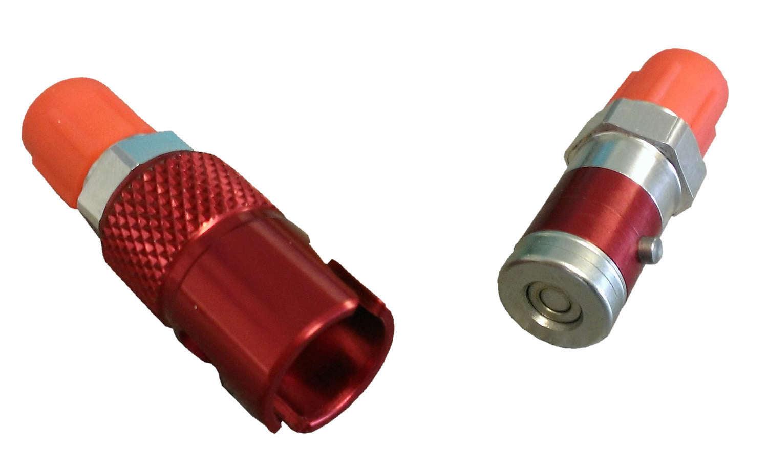 Quick Disconnect Brake Fitting Aluminum Red - Burlile Performance Products
