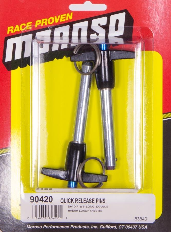 Quick Release Pins (2) 3/8 x 2in - Burlile Performance Products