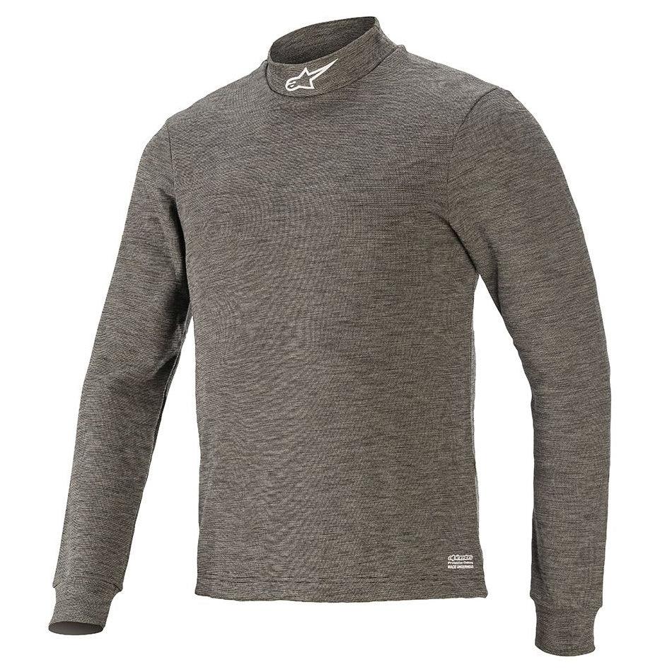 Race Top V3 Large Dk Gray Long Sleeve - Burlile Performance Products