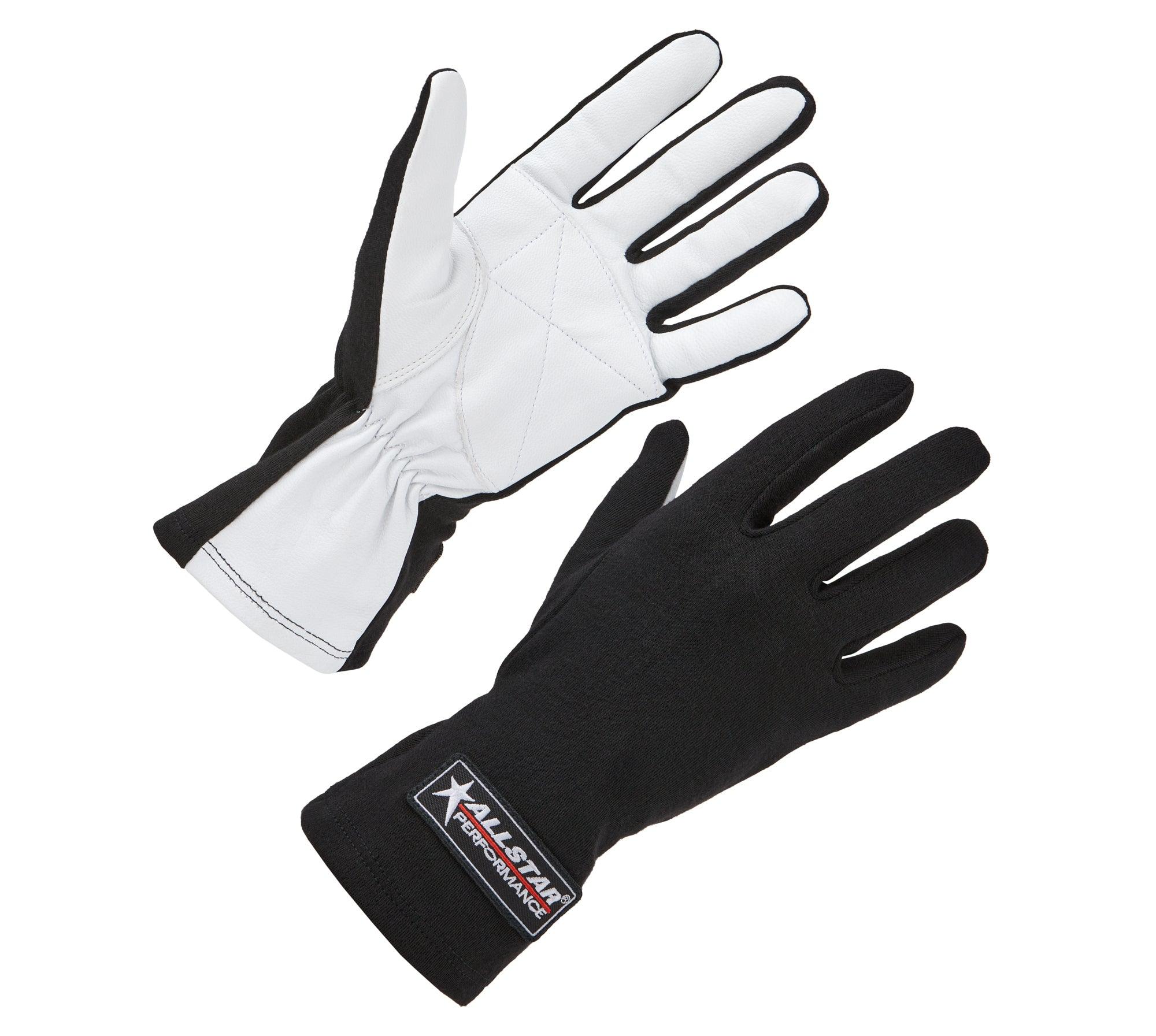 Racing Gloves Non-SFI S/L Black X-Large - Burlile Performance Products