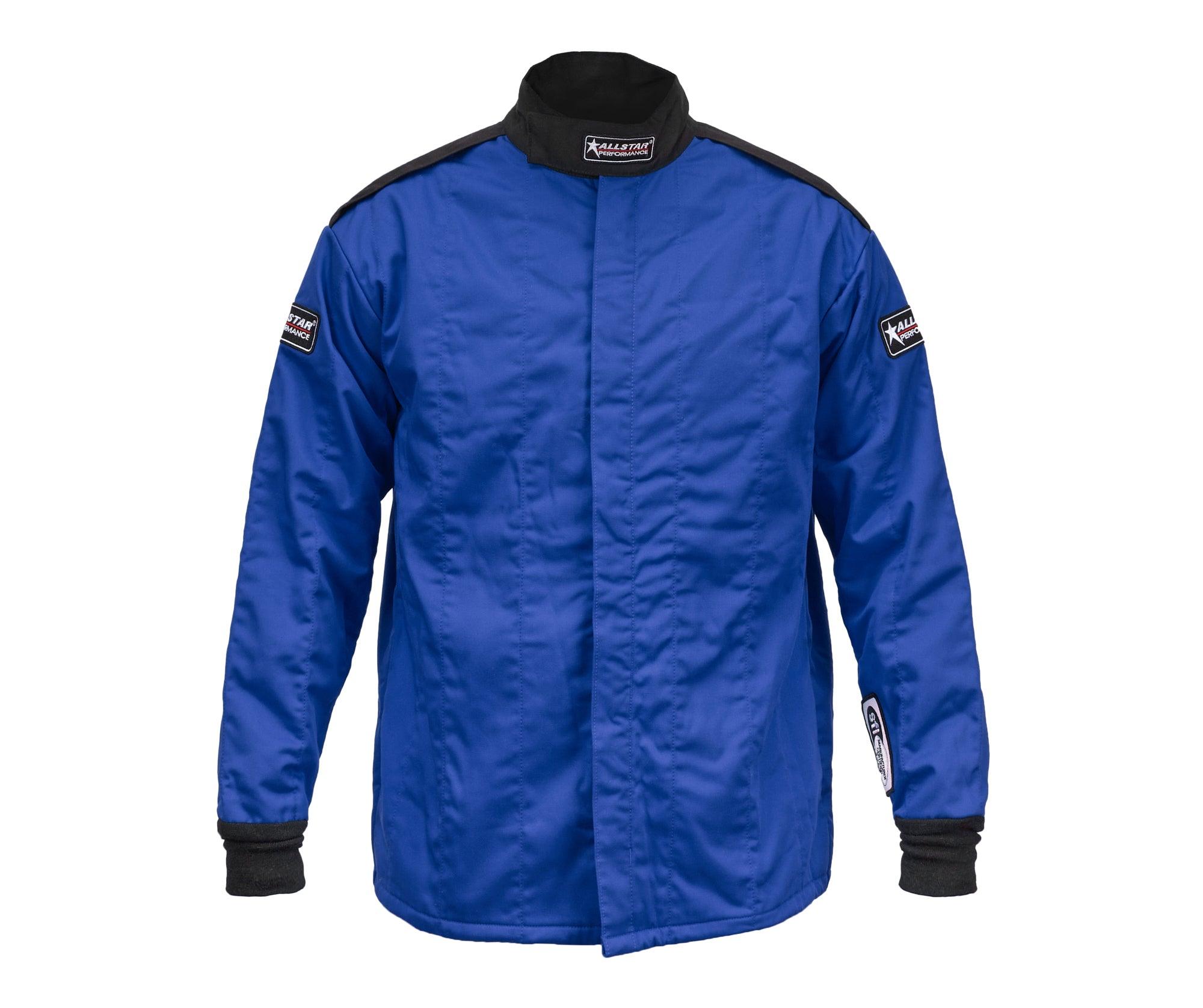 Racing Jacket SFI 3.2A/5 M/L Blue Medium - Burlile Performance Products