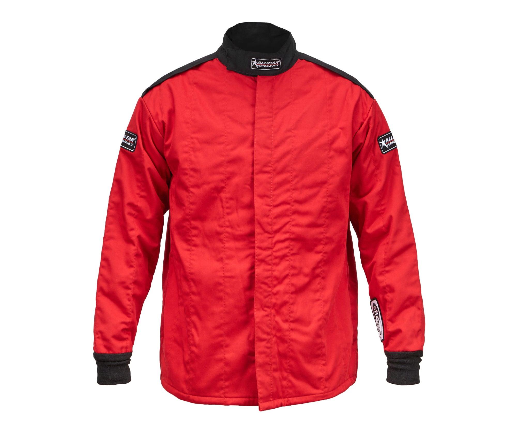 Racing Jacket SFI 3.2A/5 M/L Red XXX-Large - Burlile Performance Products