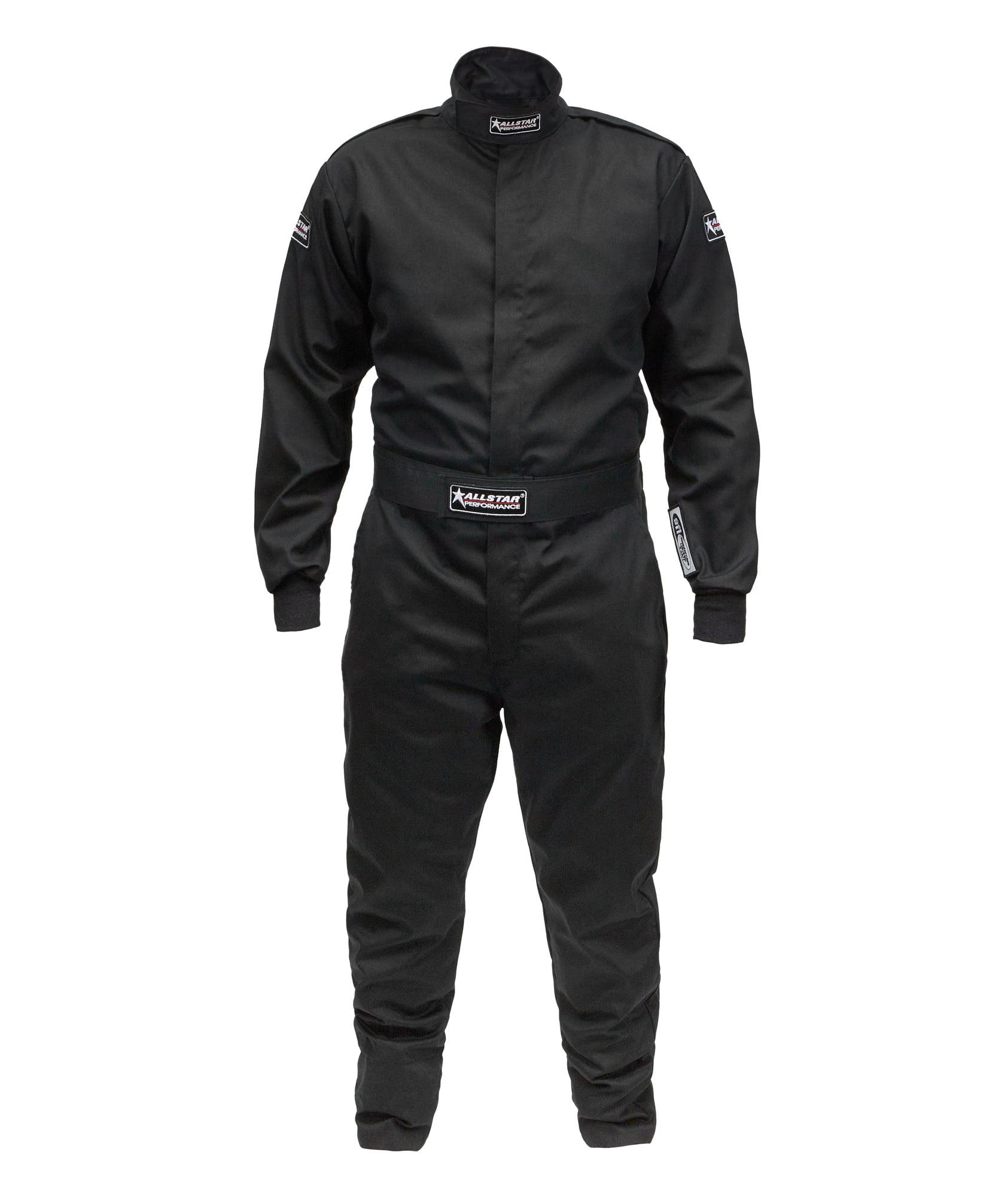 Racing Suit SFI 3.2A/1 S/L Black XXX-Large - Burlile Performance Products
