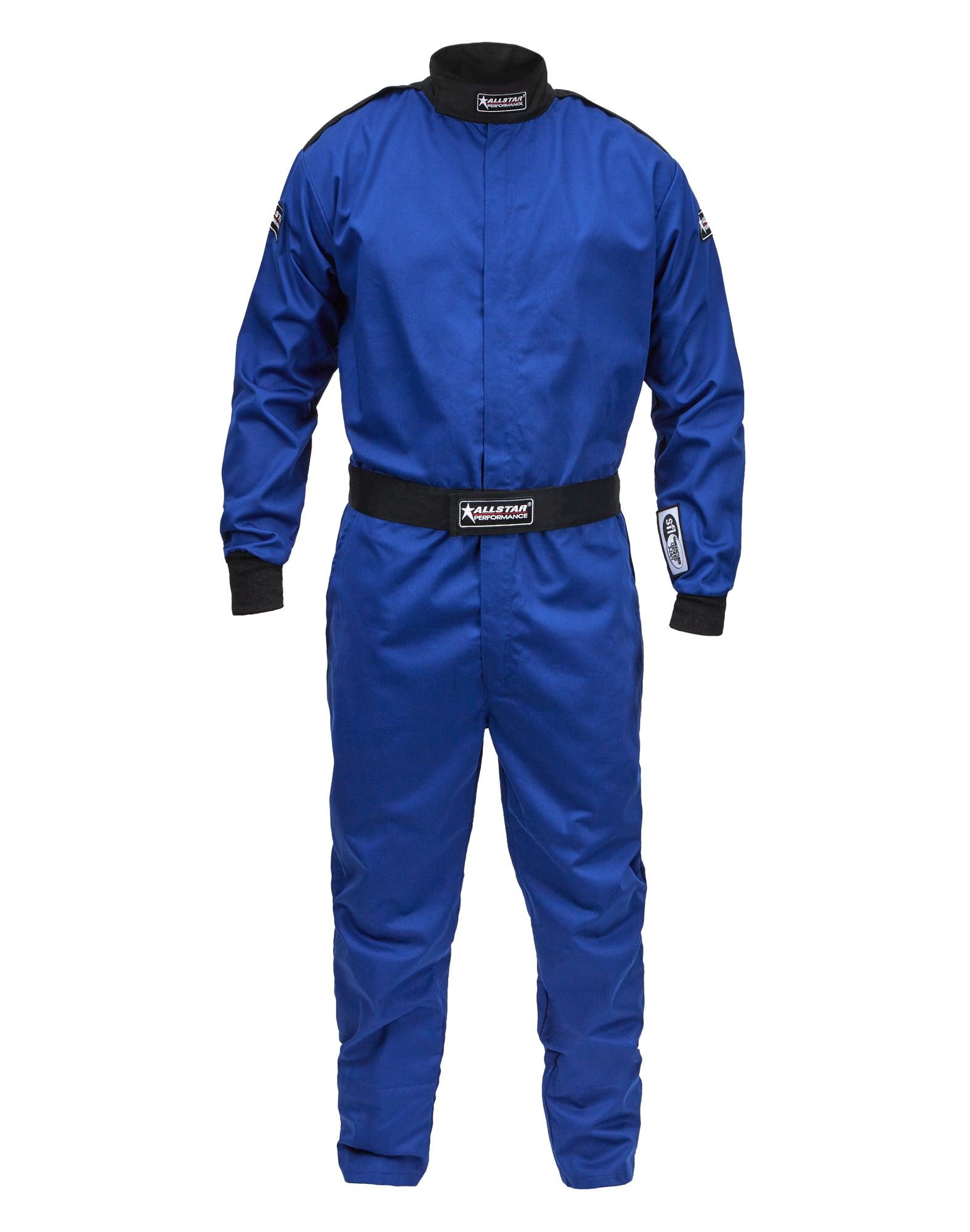Racing Suit SFI 3.2A/1 S/L Blue Large - Burlile Performance Products
